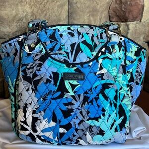 Vera Bradley Blue and Black Shoulder Bag